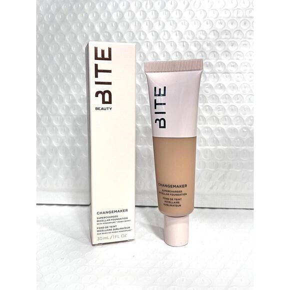 BITE BEAUTY ChangeMaker Micellar Foundation M80 Medium Vegan 100% Medium Warm - Picture 1 of 5